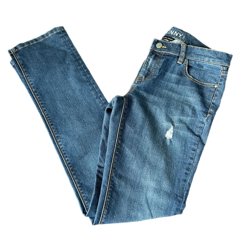 2 for $10 Women Darker Wash New York & Company Denim Low Rise Skinny Leg Jeans